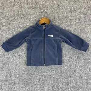 Columbia Jacket Kids 2T Blue Fleece Coat Full Zip (2 Years)